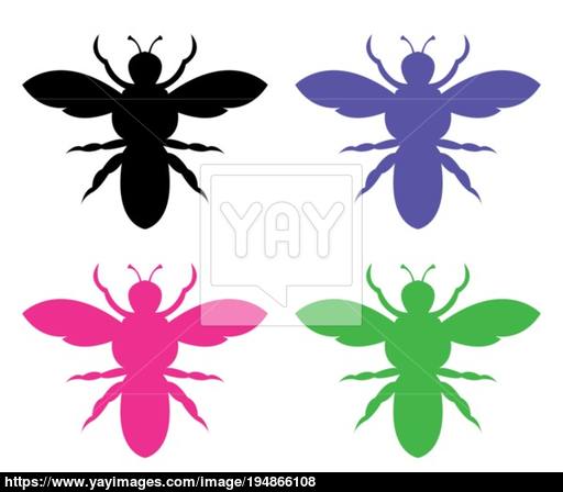 Bee Icon Vector 512x448 Bee Icon Vector