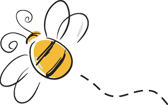 333x209 Huge Collection Of 'bee Line Drawing' Download More Than