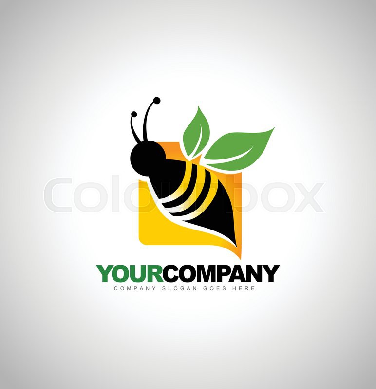 Bee Logo Design Concept Abstract Stock Vector Colourbox 772x800 Bee Logo Design Concept Abstract Stock Vector Colourbox