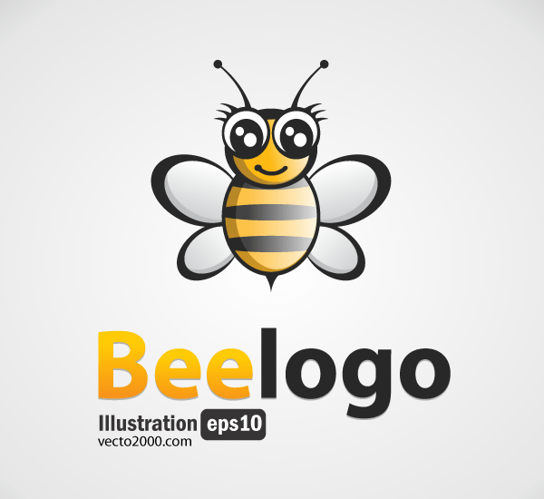 Free Bee Logo Free Files, Vectors Graphics 600x550 Free Bee Logo Free Files, Vectors Graphics