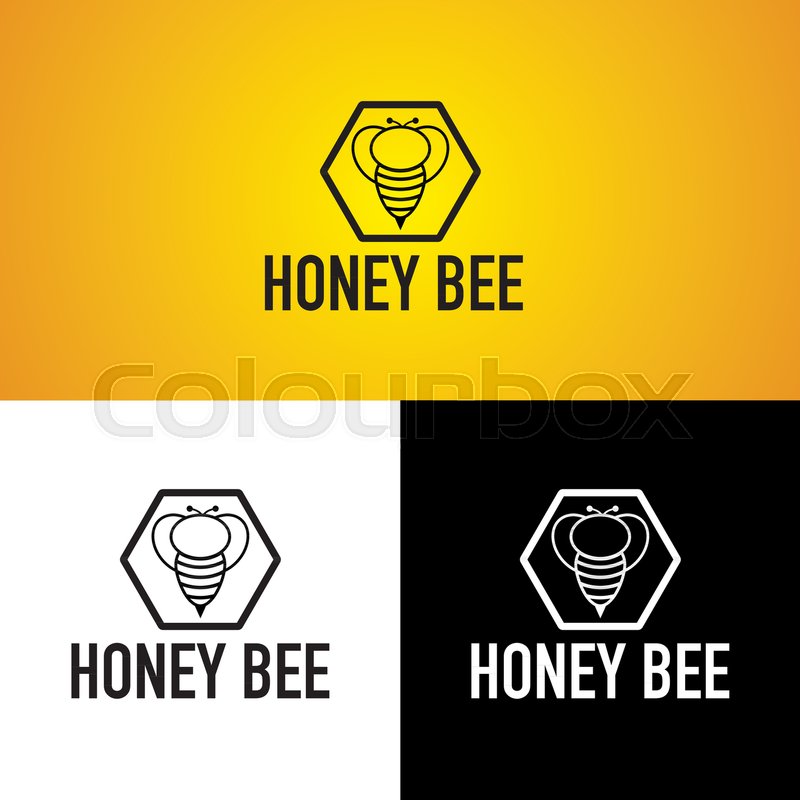 Honey Bee Logo, Vector, Illustration, Stock Vector Colourbox 800x800 Honey Bee Logo, Vector, Illustration, Stock Vector Colourbox