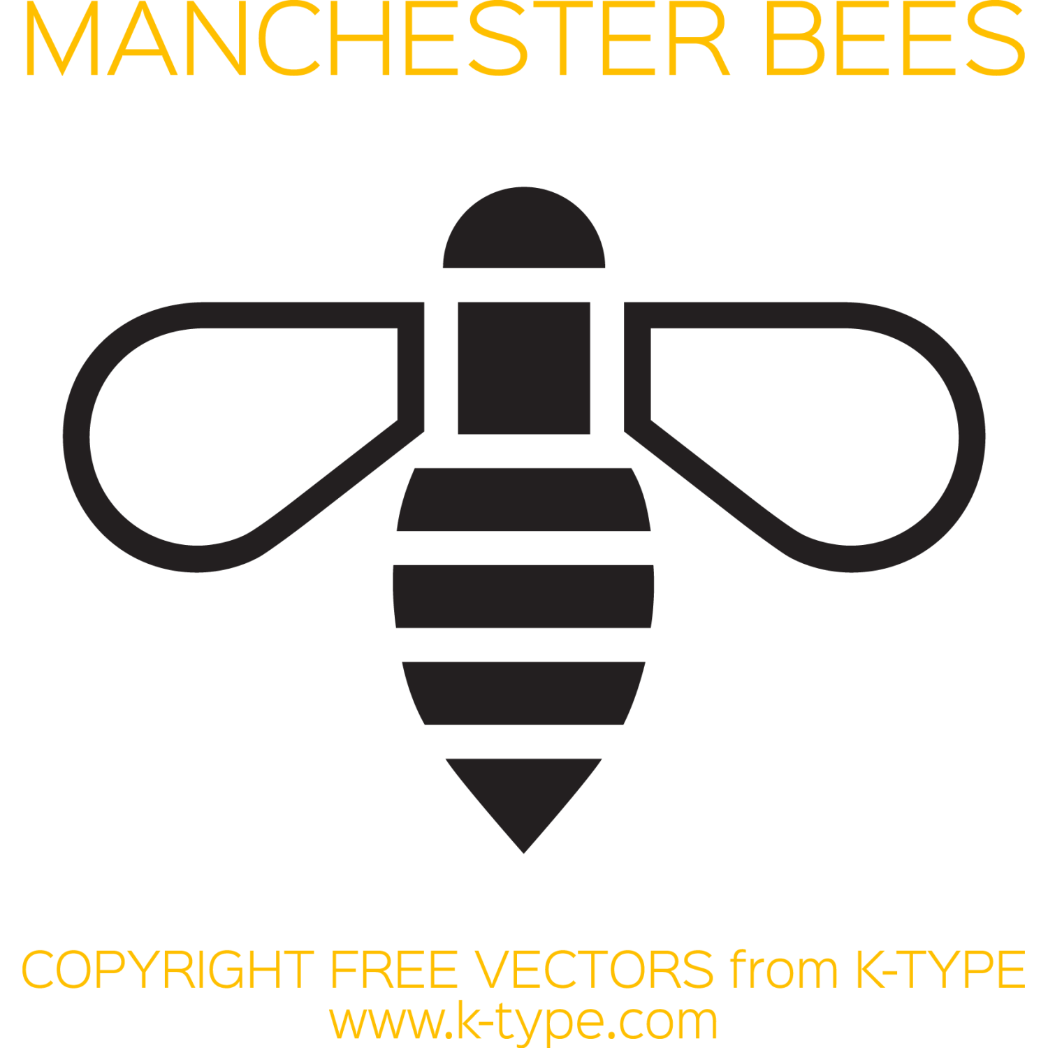 Vector For Free Use Manchester Bee 1500x1500 Vector For Free Use Manchester Bee