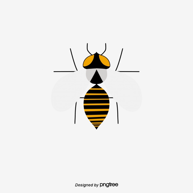 Yellow Bee Logo, Animal, Lovely, Cooperation Png And Vector 640x640 Yellow Bee Logo, Animal, Lovely, Cooperation Png And Vector