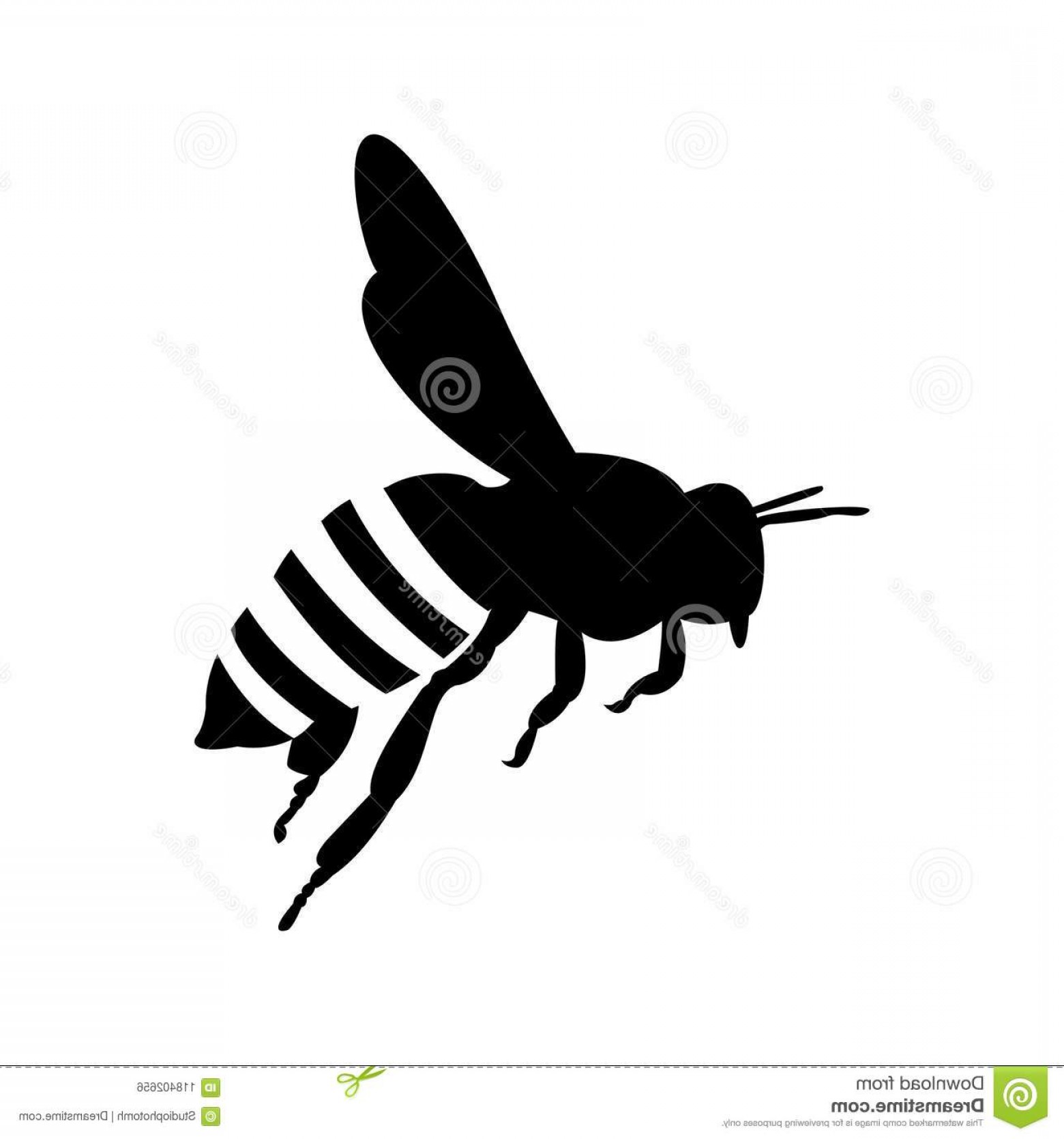 Download Bee Silhouette Vector at Vectorified.com | Collection of ...
