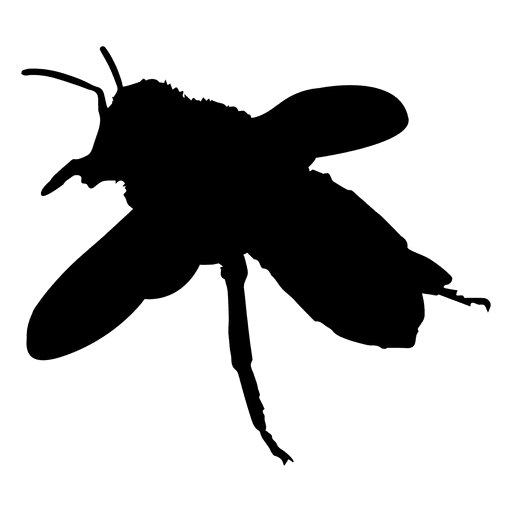 512x512 Bee Silhouette