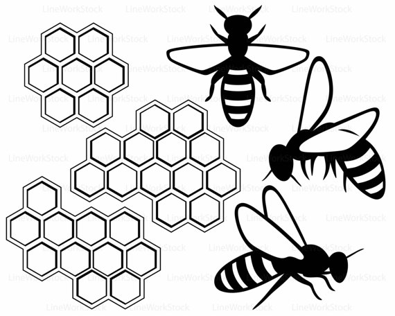 Bee Silhouette Vector at Vectorified.com | Collection of Bee Silhouette ...