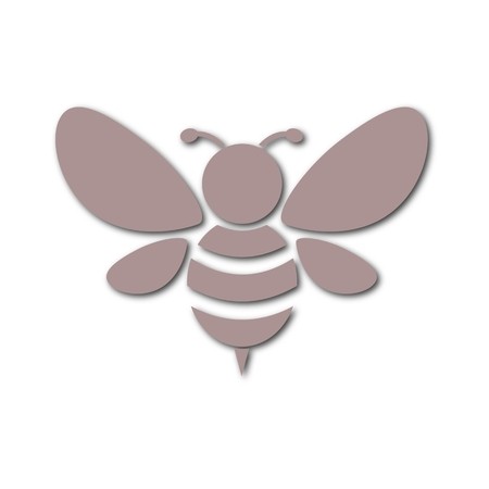 450x450 Bee Silhouette Illustration Icon Royalty Free Vector Graphics