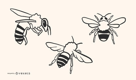442x260 Bee Vector Graphics To Download
