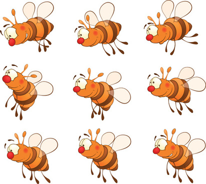 412x368 Bee Free Vector Download