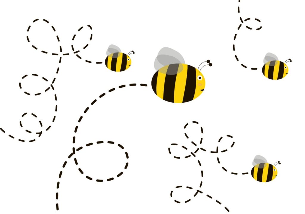 1024x717 Free Cute Bee Vector