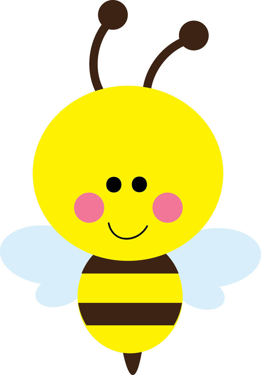891x1280 Bumble Bee Clip Art Free Vector For Download