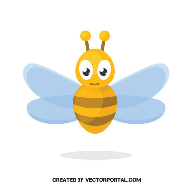 660x660 Baby Bee Vector Clip Art