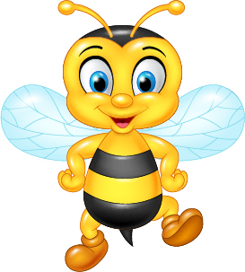 273x303 Cartoon Cute Bee Vector Free Download