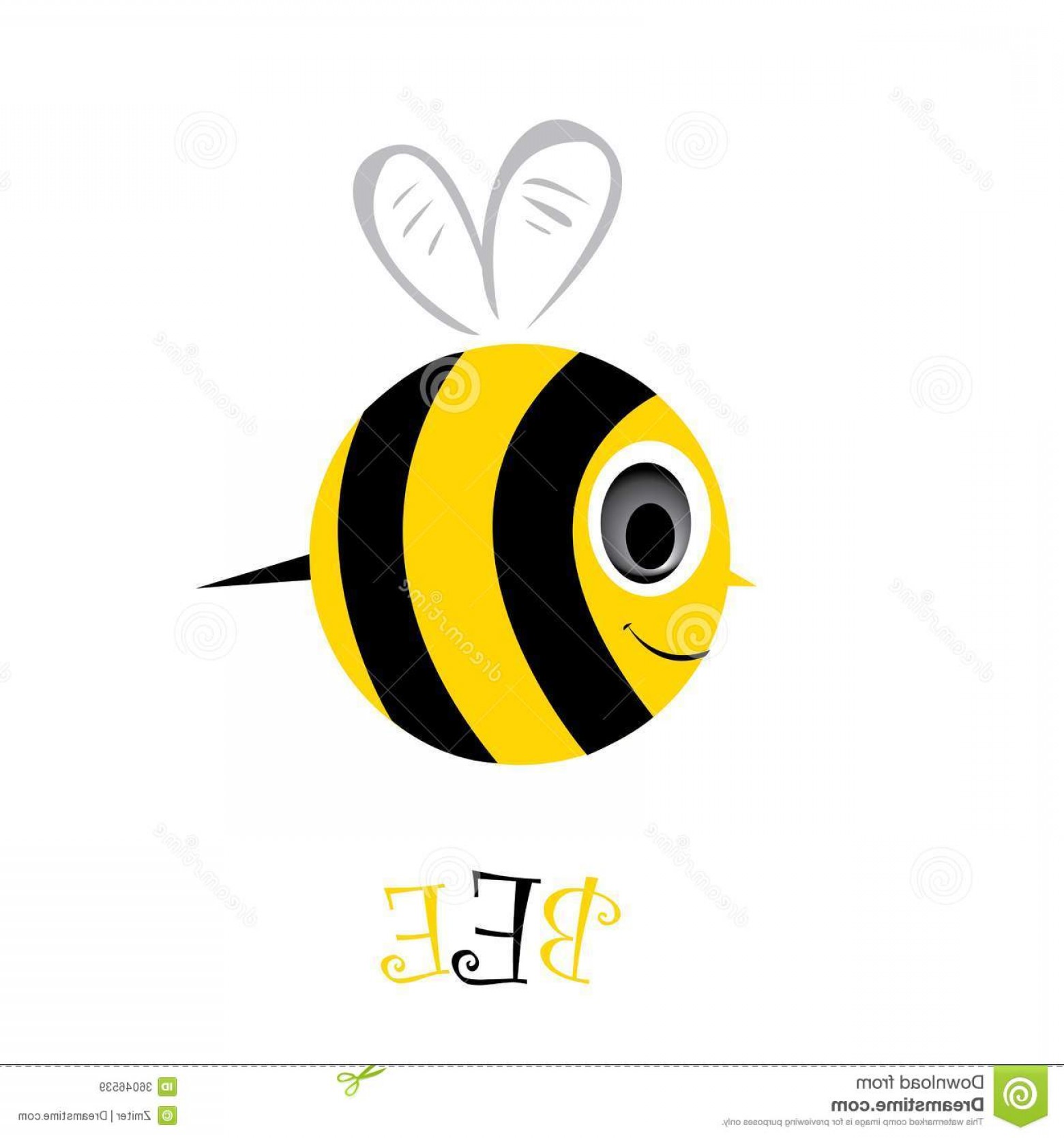 1560x1668 Royalty Free Stock Image Cartoon Cute Bright Baby Bee Vector