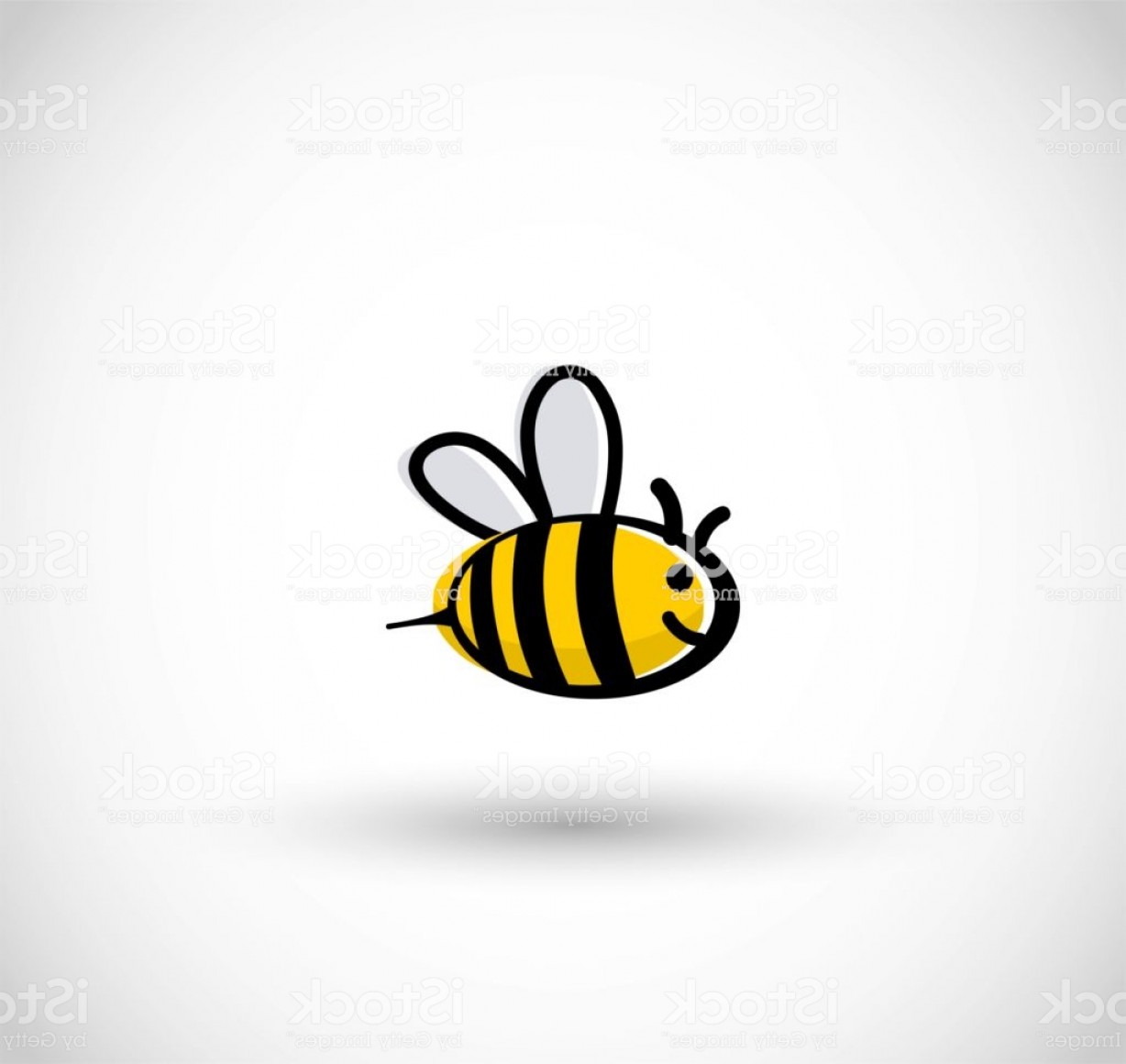 1228x1160 Cute Bee Vector Art Wallkeeper