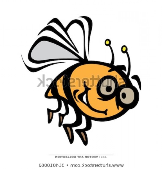 540x564 Bee Vector Art Hoodamathrun