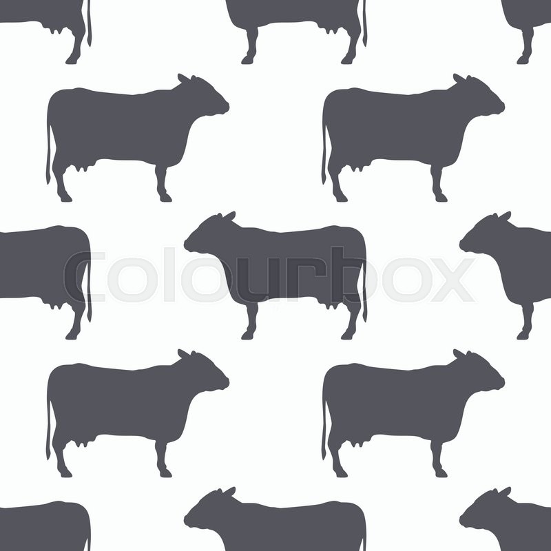 Download Beef Cow Silhouette Vector at Vectorified.com | Collection ...