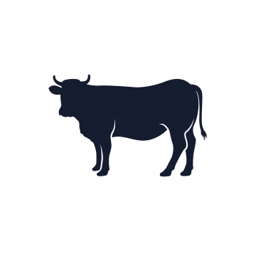 Download Beef Cow Silhouette Vector at Vectorified.com | Collection ...