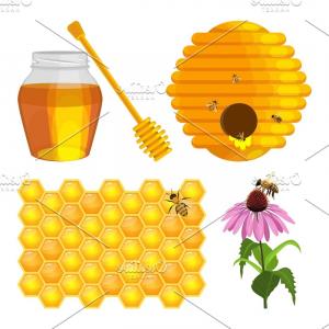 300x300 Stock Illustration Beehive With Bees On White Hoodamathrun