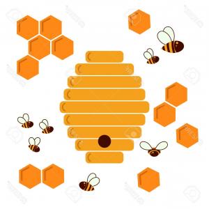 300x300 The Bees Fly Out Of A Beehive Vector Cultracing