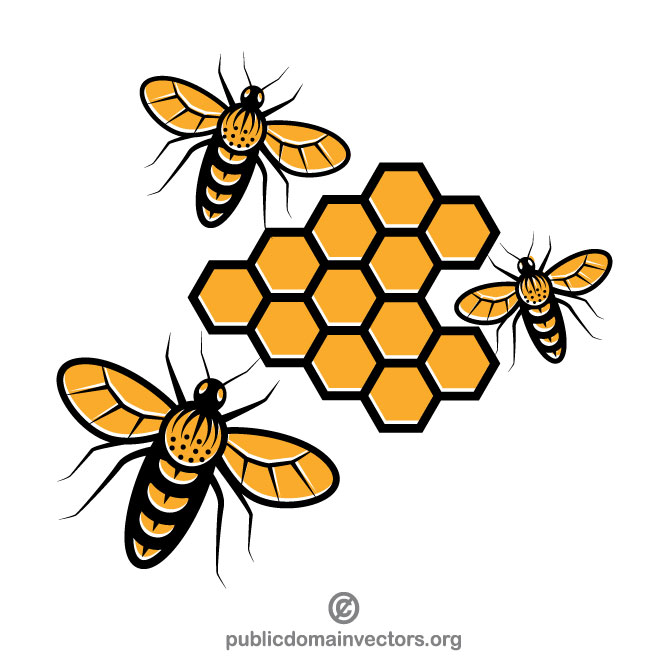660x660 Beehive Vector Graphics