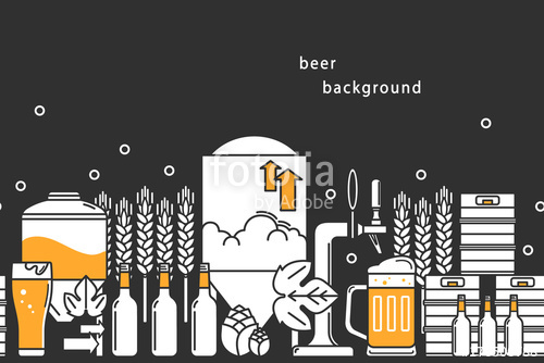 Beer Vector Background Bottles, Keg, Glass, Mug, Equipment 500x334 Beer Vector Background Bottles, Keg, Glass, Mug, Equipment