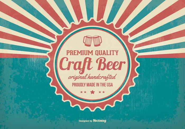 700x490 Promotional Retro Crafted Beer Background