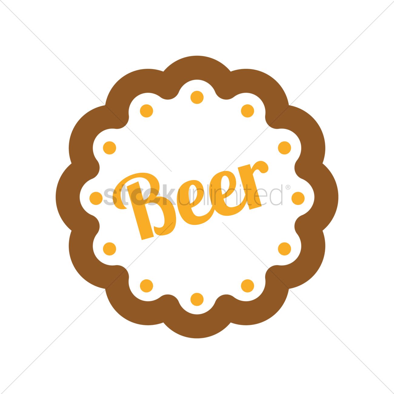 1300x1300 Beer Bottle Cap Vector Image