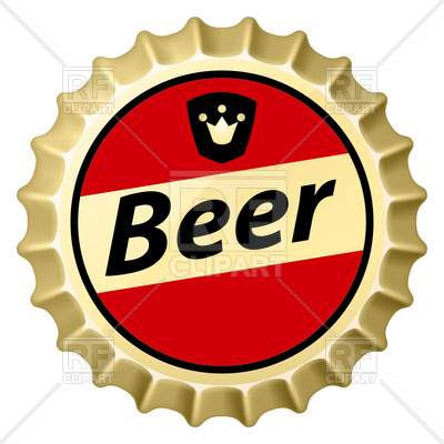400x400 Red Beer Bottle Cap Vector Image Of Objects Dvarg