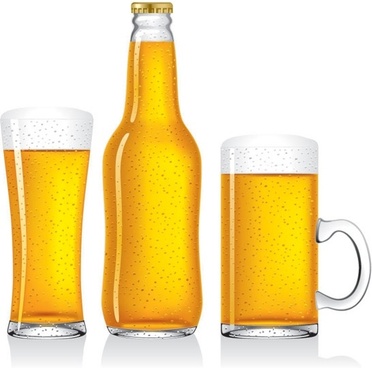 Beer Bottle Free Vector Download 372x368 Beer Bottle Free Vector Download