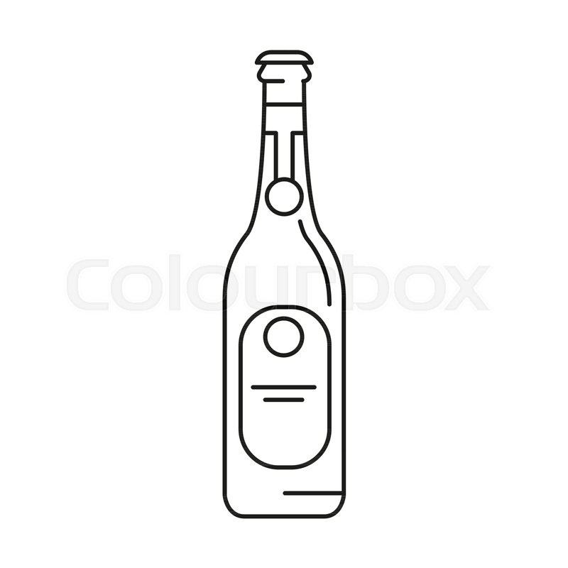 Bottle Of Beer Icon Outline Bottle Of Stock Vector Colourbox 800x800 Bottle Of Beer Icon Outline Bottle Of Stock Vector Colourbox