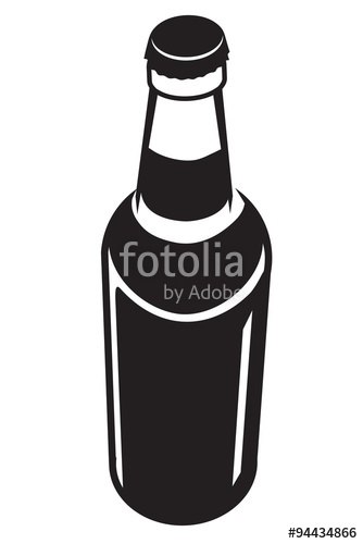334x500 Bottle Outline Silhouette Vector Stock Image And Royalty Free