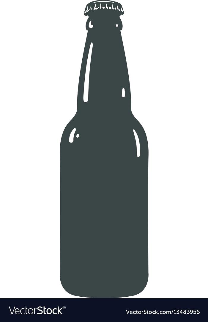 Craft Beer Bottle Template Vintage Brewery Bottles Vector Image 700x1080 Craft Beer Bottle Template Vintage Brewery Bottles Vector Image