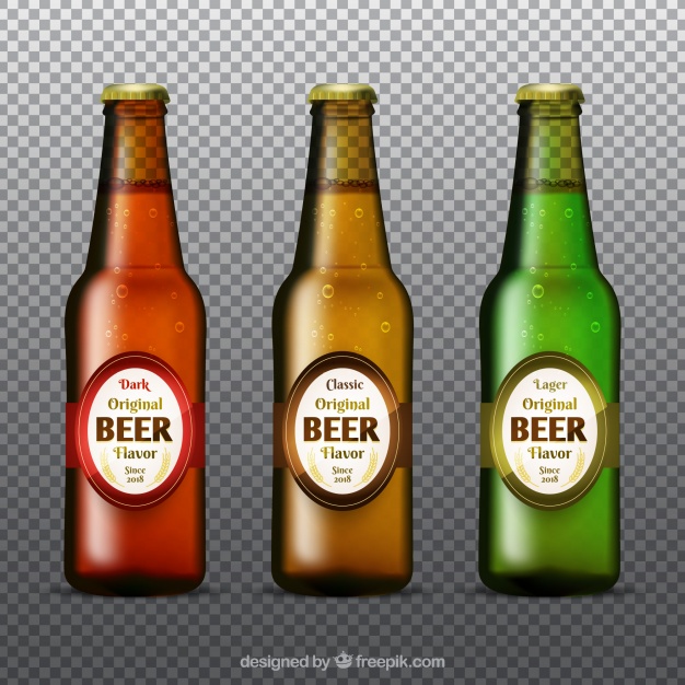 Beer Bottle Vector Free Download at Vectorified.com | Collection of ...