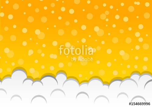 500x350 Beer Texture With Foam And Bubbles Vector Stock Image