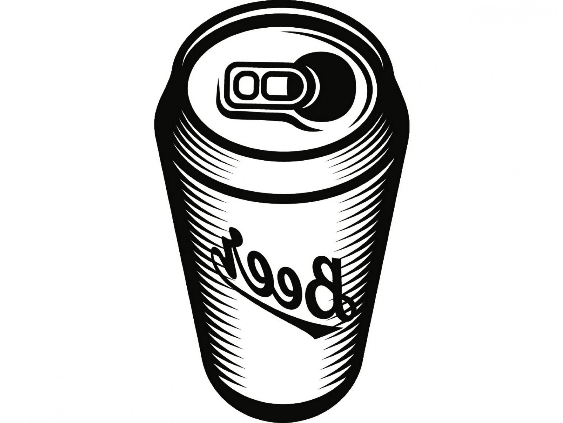 Download Beer Can Silhouette Vector at Vectorified.com | Collection ...