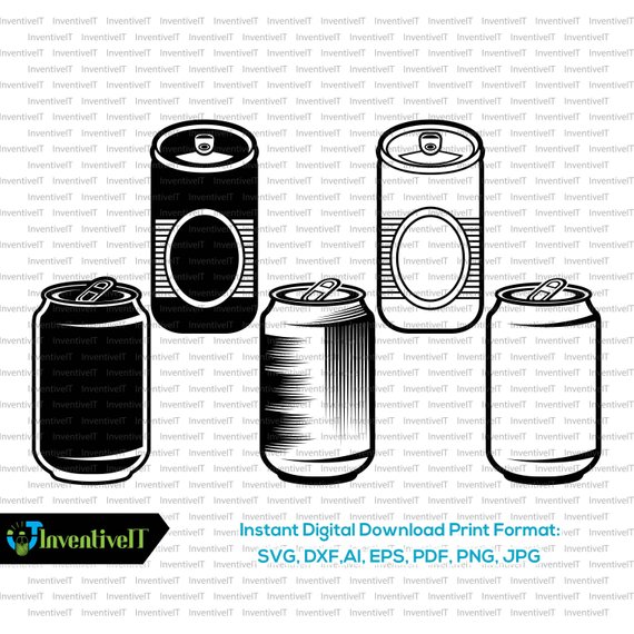570x570 Beer Can Drink Drink Can Can Silhouette Vector