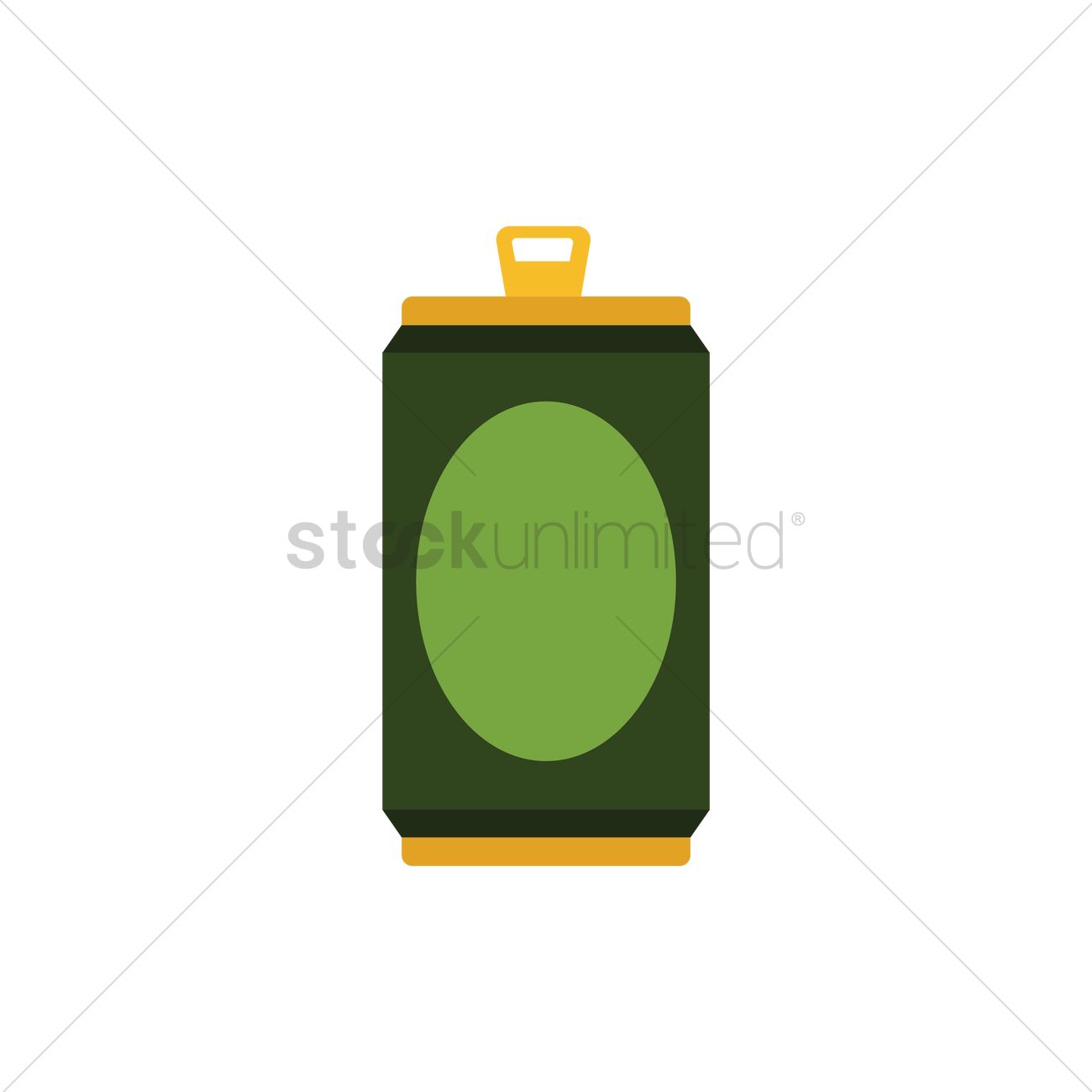 1300x1300 Beer Can Vector Image