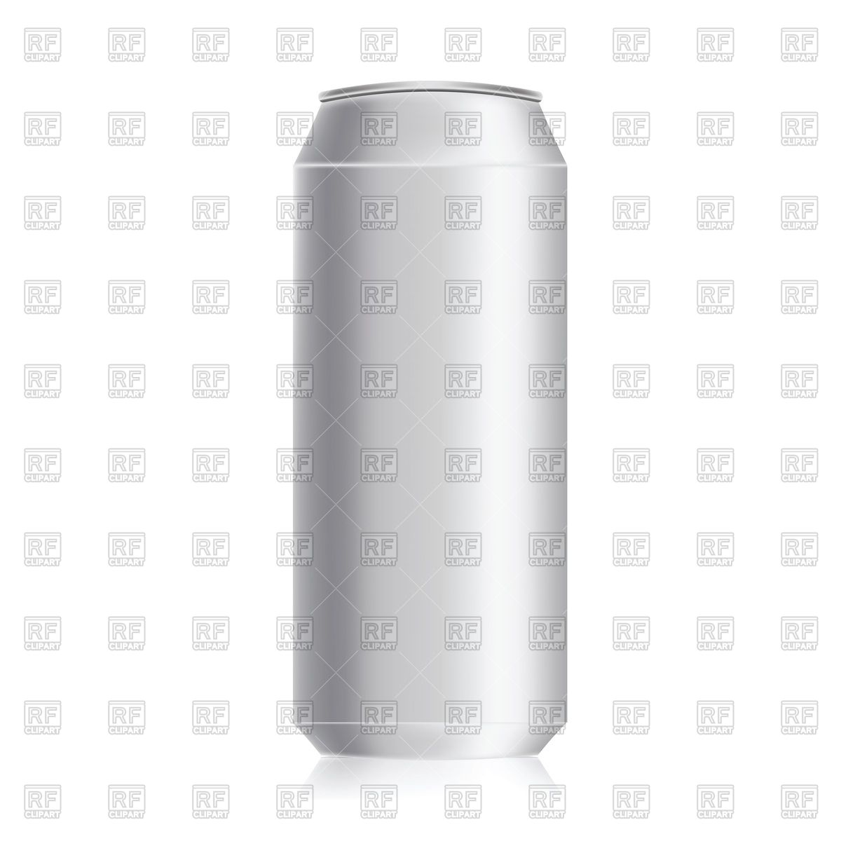 1200x1200 Blank Metal Beer Can Vector Image Of Objects