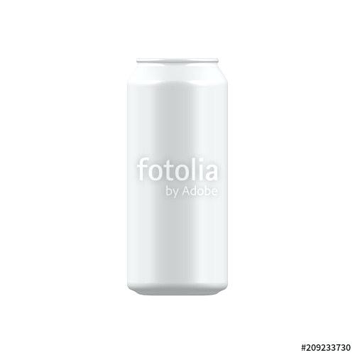 500x500 White Soda Can Blank Aluminum Soda Can Isolated On White