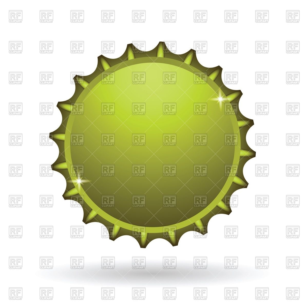 1200x1200 Blank Bottle Cap Template Vector Image Of Objects