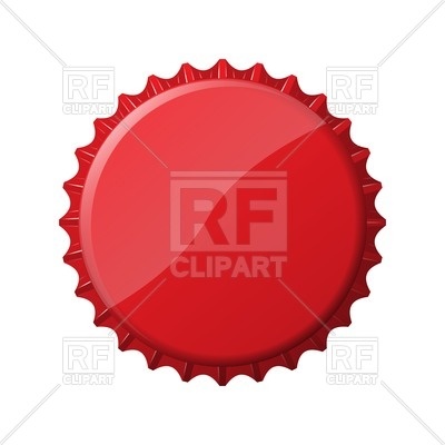400x400 Red Bottle Cap Vector Image Of Objects Zhukovskyi