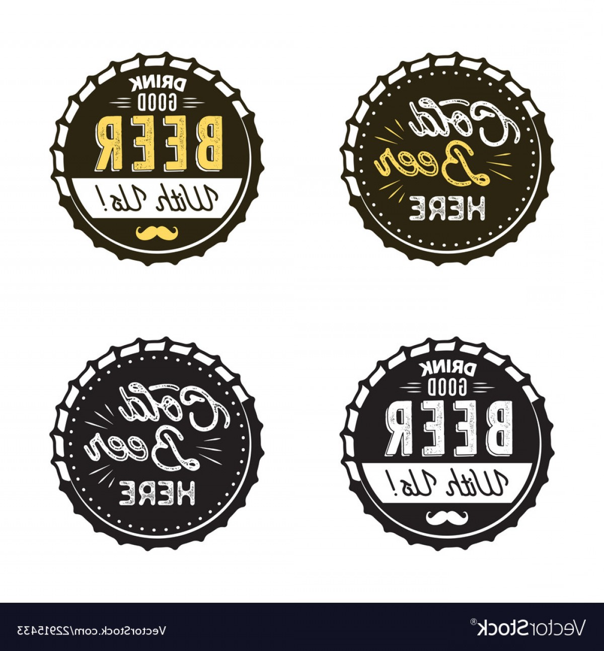 1200x1294 Beer Cap Vector Art Silhouettes Catchsplace