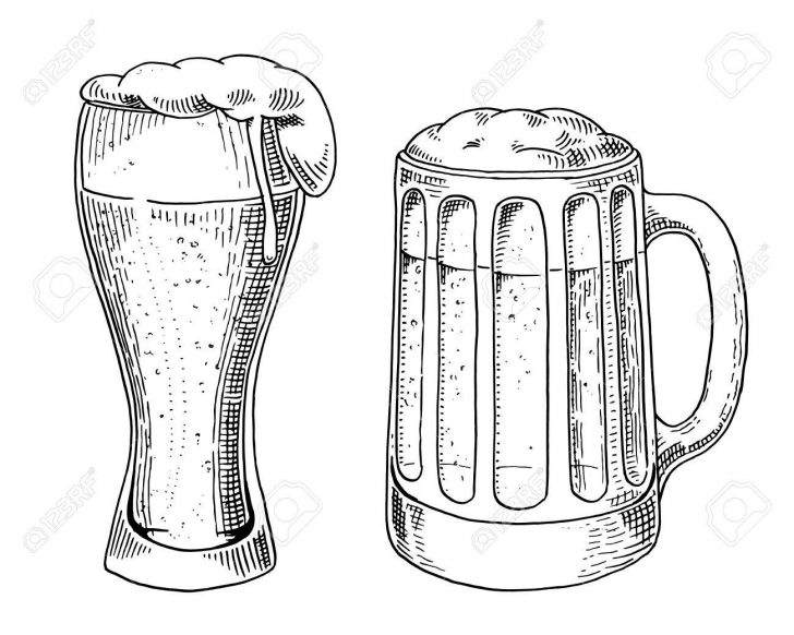 Beer Drawing Vector at Vectorified.com | Collection of Beer Drawing ...