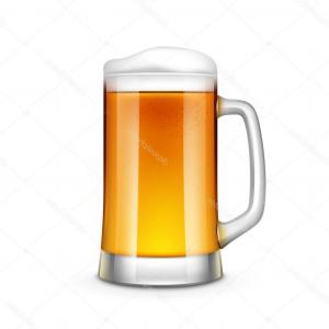 300x300 Beer Cup Solid Icon Beer Pint Glass Vector Catchsplace