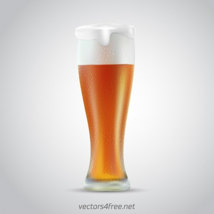 425x425 Beer Glass Vector Free Vectors Ui Download