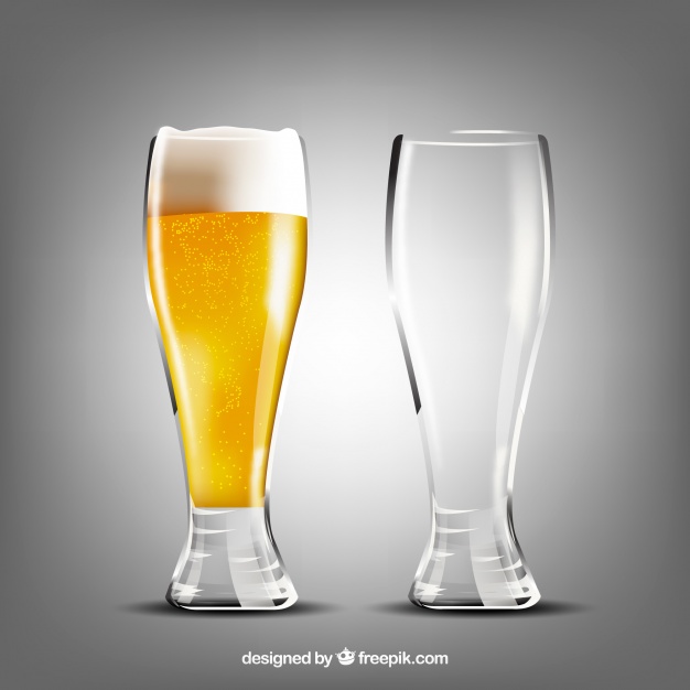 626x626 Realistic Beer Glass Mug Collection Vector Free Download