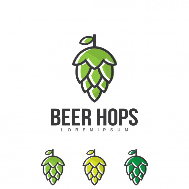 626x626 Beer Hop Logo Vector Vector Premium Download