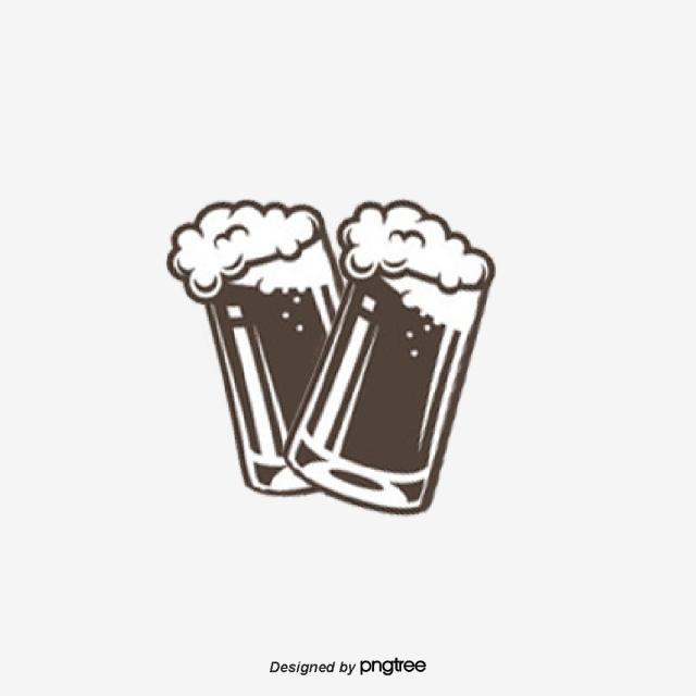 640x640 Flat Black Beer Icon, Beer, Icon, Cheers Png And Vector