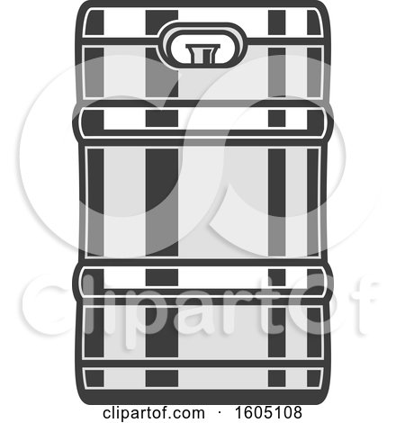 450x470 Clipart Of A Beer Keg